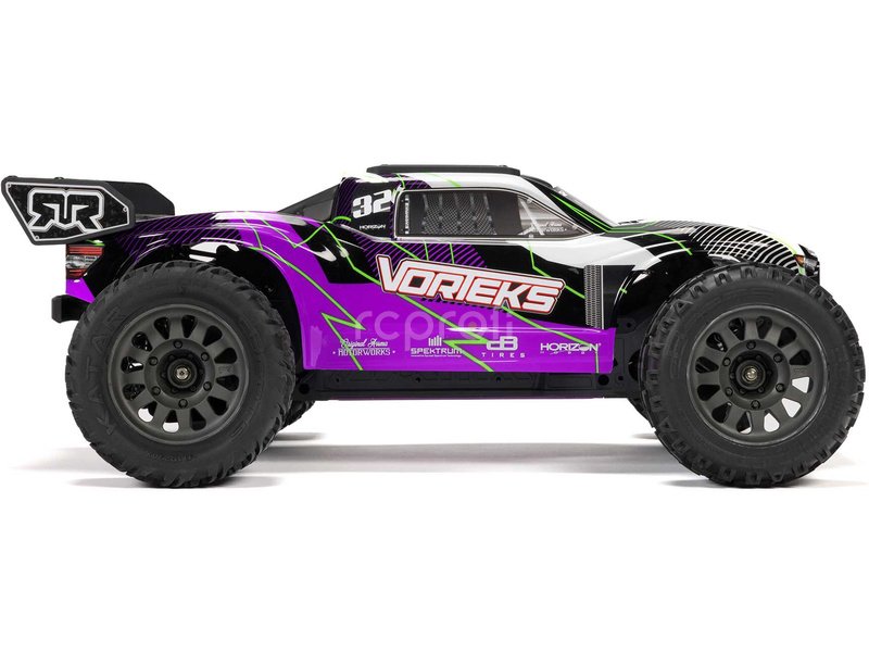 RC auto Arrma Vorteks Mega 550 1:10 RTR, fialové