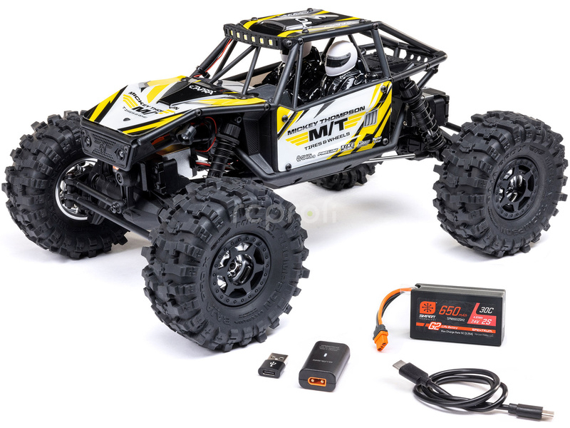 RC auto Axial Capra 1:18 4WS RTR, modré