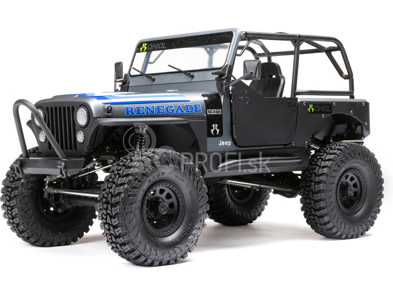 RC auto Axial SCX10 III Jeep CJ-7 1:10 4WD RTR, červené