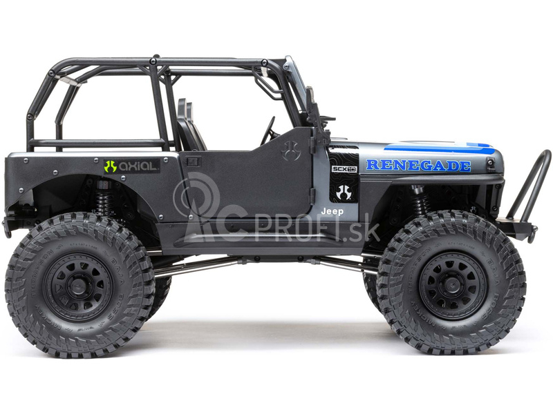 RC auto Axial SCX10 III Jeep CJ-7 1:10 4WD RTR, červené