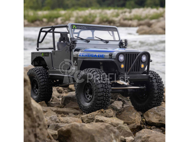 RC auto Axial SCX10 III Jeep CJ-7 1:10 4WD RTR, červené