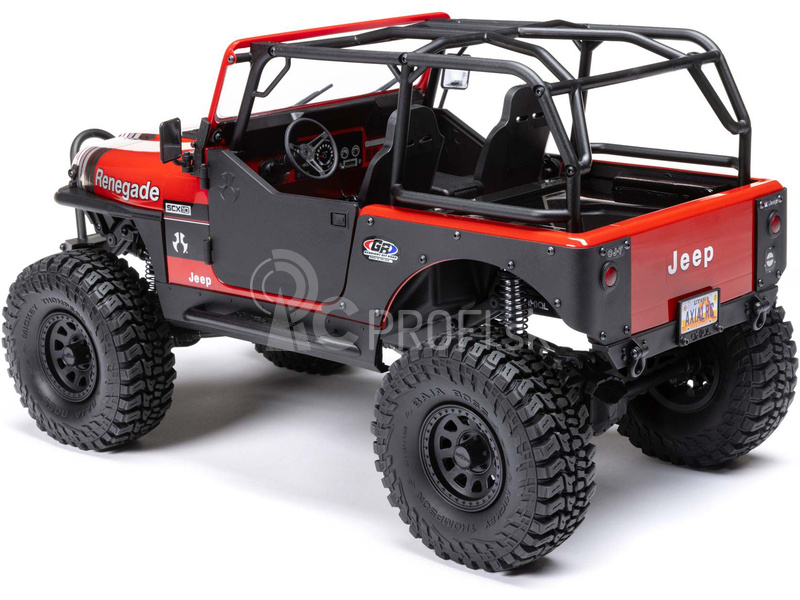 RC auto Axial SCX10 III Jeep CJ-7 1:10 4WD RTR, červené