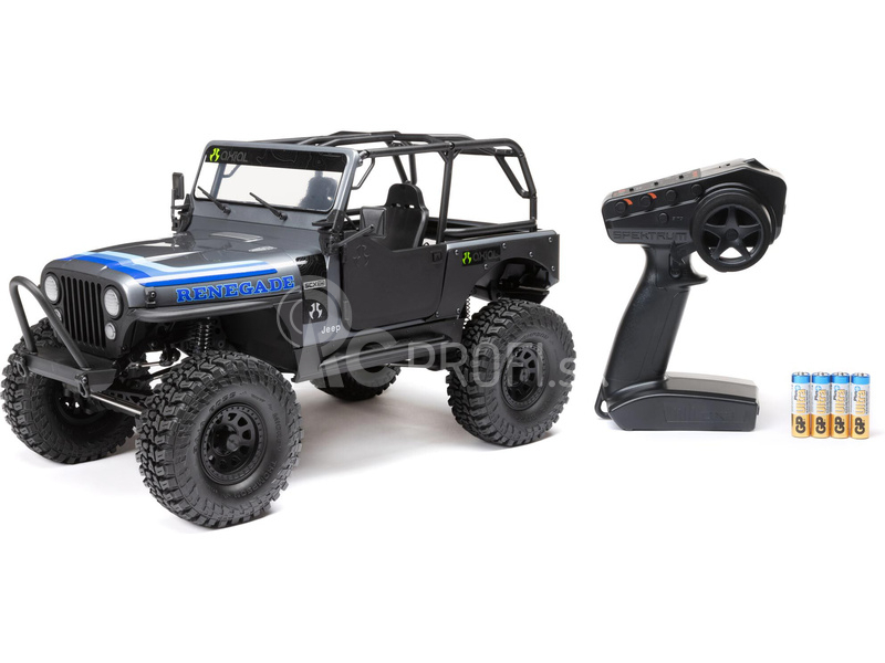 RC auto Axial SCX10 III Jeep CJ-7 1:10 4WD RTR, sivé