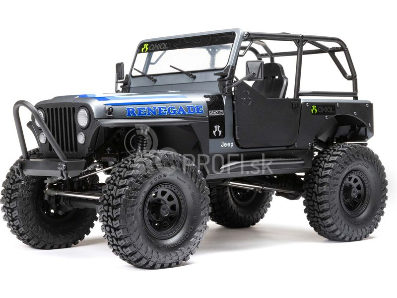 RC auto Axial SCX10 III Jeep CJ-7 1:10 4WD RTR, sivé