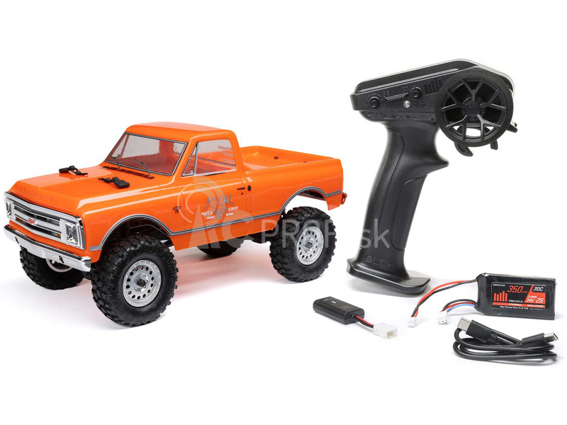 RC auto Axial SCX24 Chevrolet C10 1967 1:24 4WD RTR, čierne