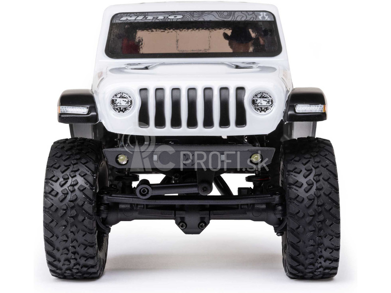 RC auto Axial SCX24 Jeep Gladiator 1:24 4WD RTR, biele