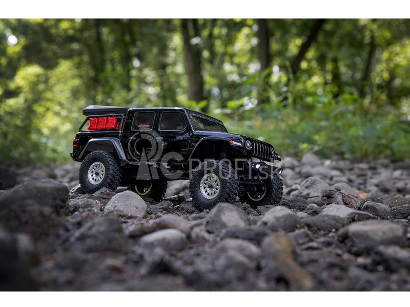 RC auto Axial SCX24 Jeep Gladiator 1:24 4WD RTR, čierne