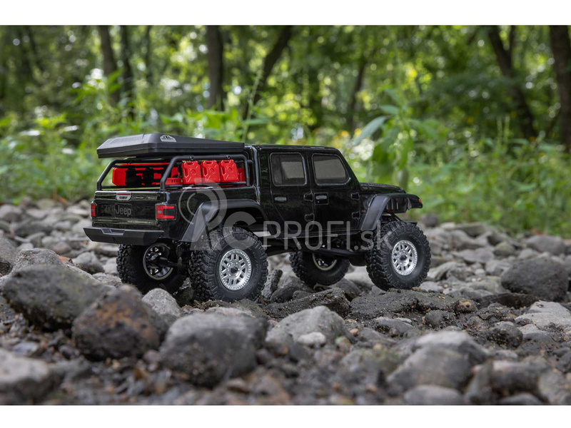 RC auto Axial SCX24 Jeep Gladiator 1:24 4WD RTR, čierne