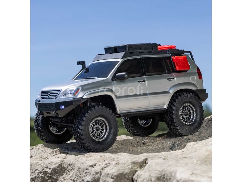 RC auto Axial SCX24 Lexus GX 470 1:24 4WD RTR, biele