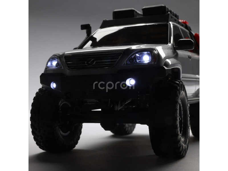 RC auto Axial SCX24 Lexus GX 470 1:24 4WD RTR, biele