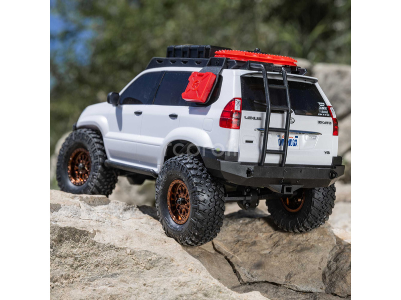 RC auto Axial SCX24 Lexus GX 470 1:24 4WD RTR, biele