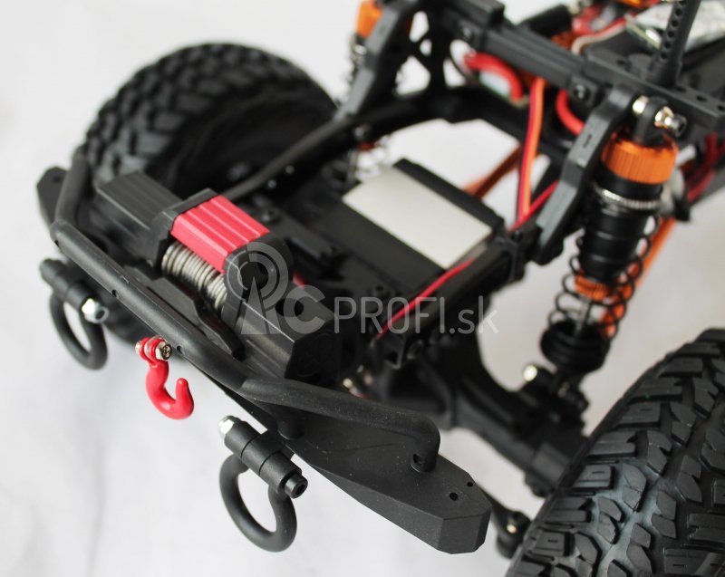 RC auto DF-4S Crawler XL 313 mm Edition, červená