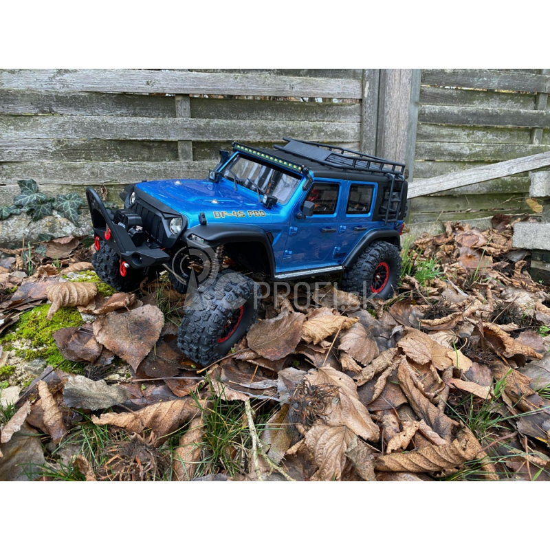 RC auto DF-4S PRO Crawler 313 mm 1:10, modrá