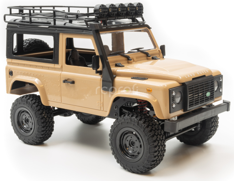 RC auto Land Rover Defender T98 V2 1/12, piesková + náhradná batéria