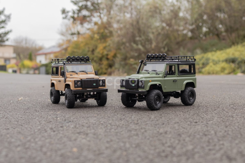 RC auto Land Rover Defender T98 V2 1/12, zelená + náhradná batéria