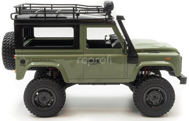 RC auto Land Rover Defender T98 V2 1/12, zelená + náhradná batéria