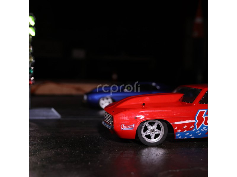 RC auto Losi 22S Dragster 1:10 1969 Camaro RTR, modré