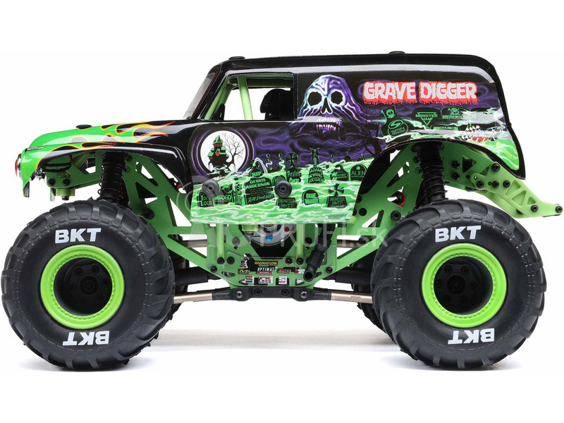 RC auto Losi Mini LMT 1:18 4WD RTR Grave Digger