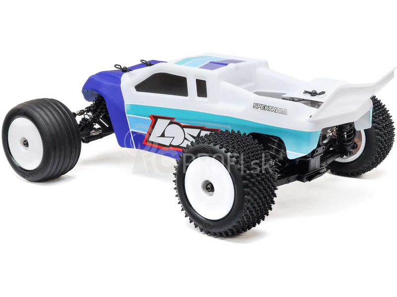 RC auto Losi Mini-T 2.0 V2 Brushless 1:18 RTR, modré