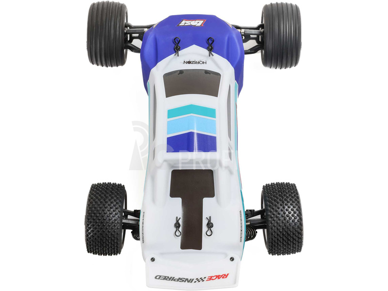 RC auto Losi Mini-T 2.0 V2 Brushless 1:18 RTR, modré