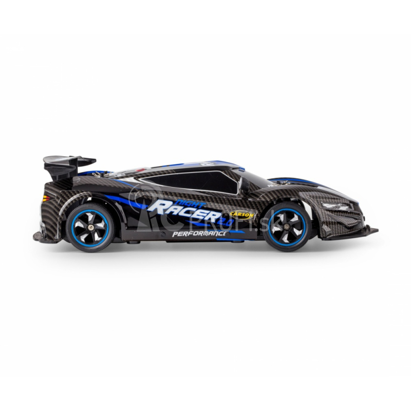 RC auto Night Racer 2.0, modrá