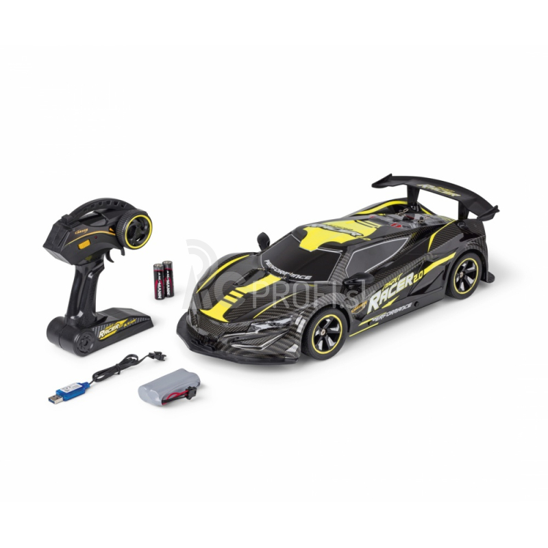 RC auto Night Racer 2.0, žltá