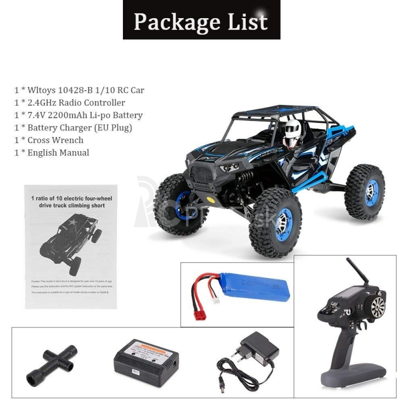 RC auto Polaris RZR 1:10XL