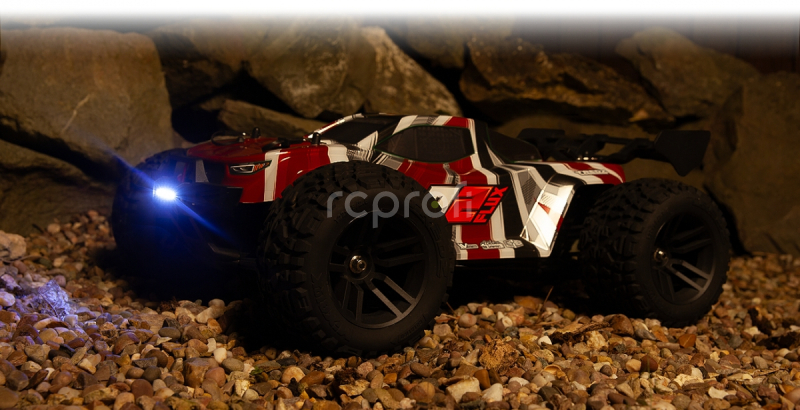 RC auto Quantum2 XT Flux 1/10 Stadium Truck, červené