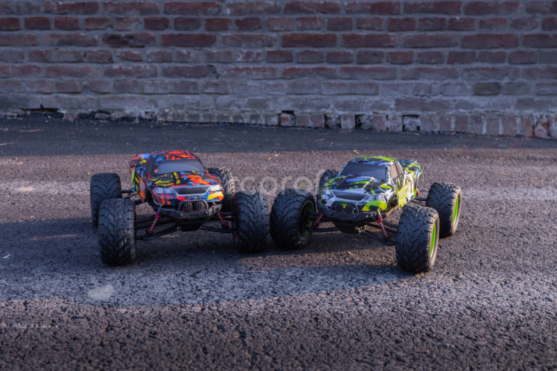 RC auto RMT Dominator Monster, oranžová + náhradná batéria