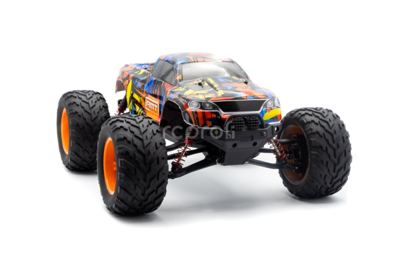 RC auto RMT Dominator Monster, oranžová + náhradná batéria