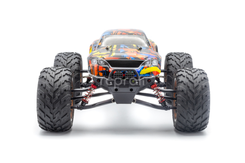 RC auto RMT Dominator Monster, oranžová + náhradná batéria