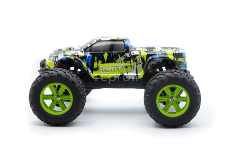 RC auto RMT Dominator Monster, zelené + náhradná batéria