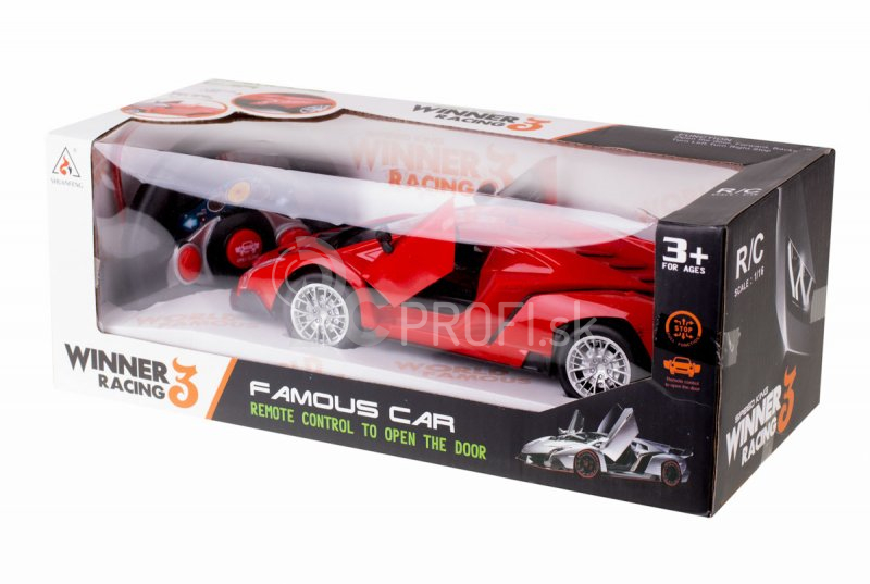 RC auto Speed King Winner Racing 3 1:16, žlté