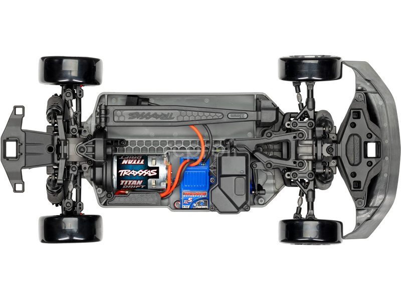 RC auto Traxxas 4-Tec Drift Ford Mustang 1:10 RTR, červené