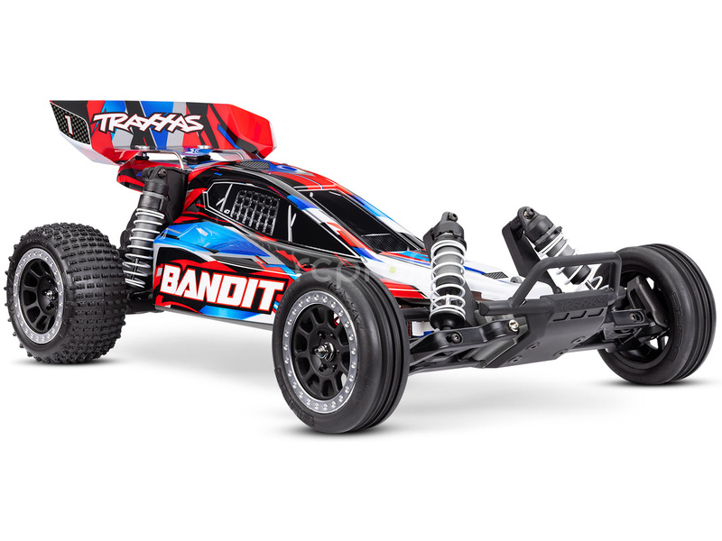 RC auto Traxxas Bandit 1:10 HD RTR, červené