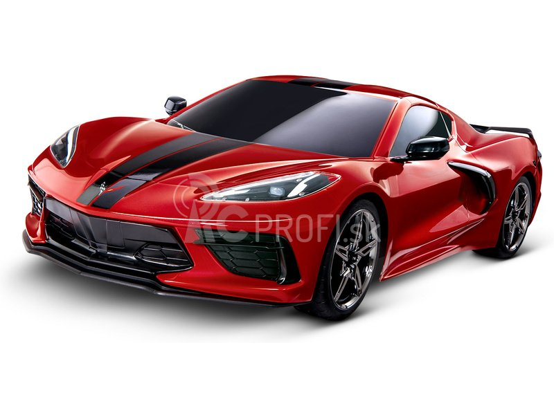 RC auto Traxxas Chevrolet Corvette Stingray 1:10 RTR, červená