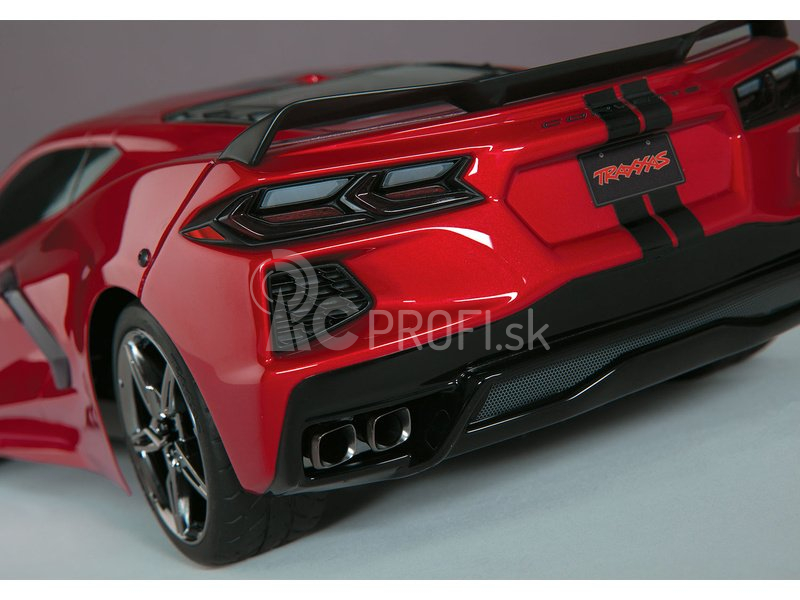 RC auto Traxxas Chevrolet Corvette Stingray 1:10 RTR, červená