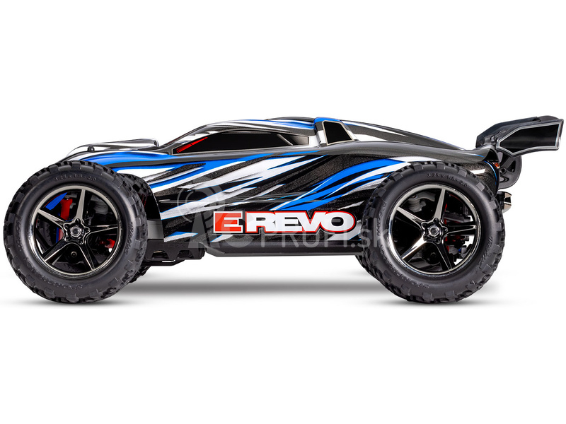 RC auto Traxxas E-Revo 1:16 RTR, červeno-modré