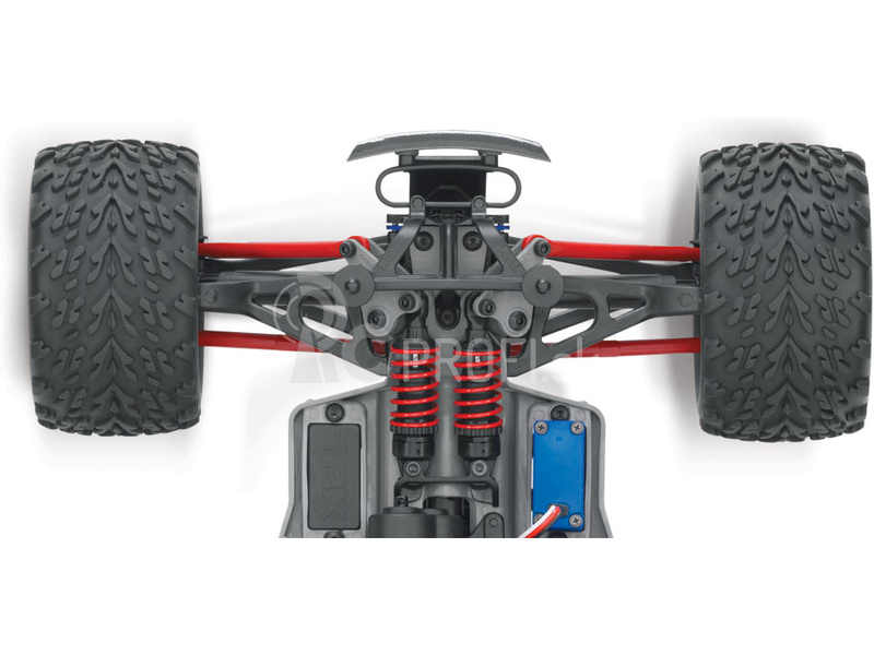 RC auto Traxxas E-Revo 1:16 RTR, červeno-modré