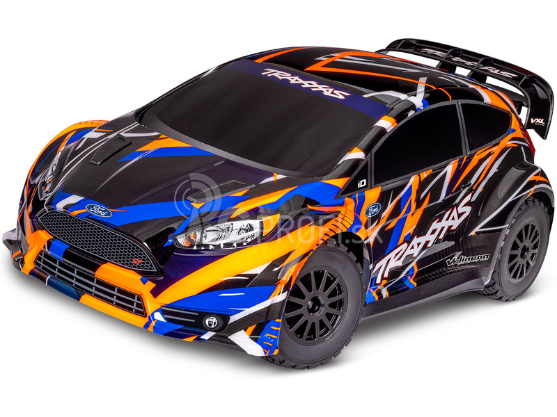 RC auto Traxxas Ford Fiesta ST Rally 1:10 VXL RTR. zelené