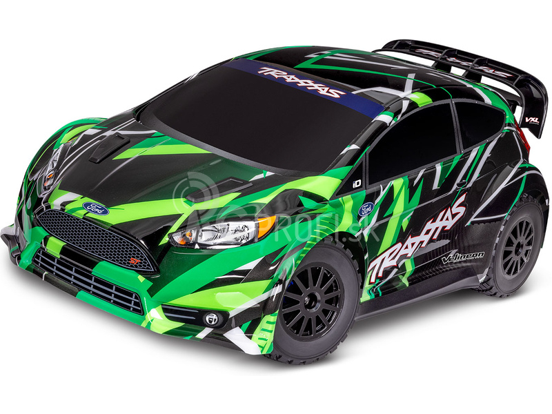 RC auto Traxxas Ford Fiesta ST Rally 1:10 VXL RTR. zelené