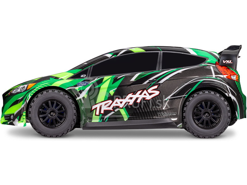 RC auto Traxxas Ford Fiesta ST Rally 1:10 VXL RTR. zelené