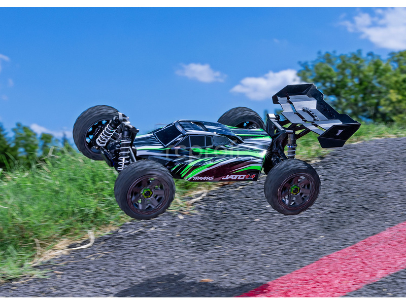 RC auto Traxxas Jato 1:8 4WD BL-2S RTR, červené