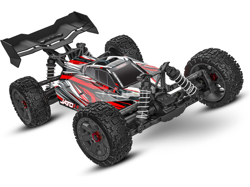 RC auto Traxxas Jato 1:8 4WD BL-2S RTR, červené