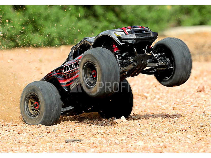 RC auto Traxxas Maxx 1:8 4WD TQi RTR, červená