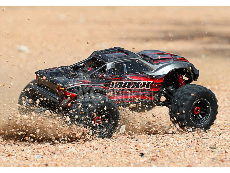 RC auto Traxxas Maxx 1:8 4WD TQi RTR, červená