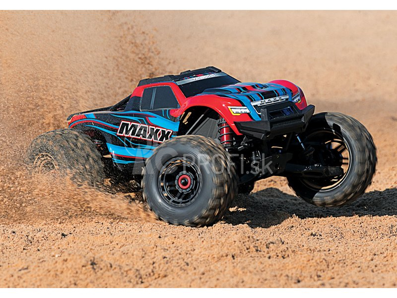 RC auto Traxxas Maxx 1:8 4WD TQi RTR, červená