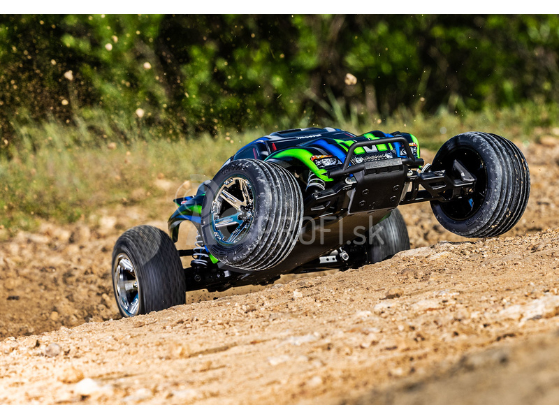 RC auto Traxxas Rustler 1:10 BL-2s RTR, červené