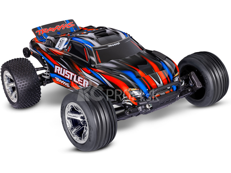 RC auto Traxxas Rustler 1:10 BL-2s RTR, zelené