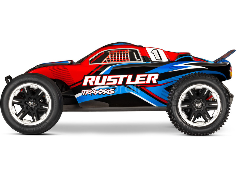 RC auto Traxxas Rustler 1:10 HD RTR, oranžové